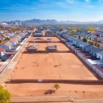 Vacant Land in a suburb the city