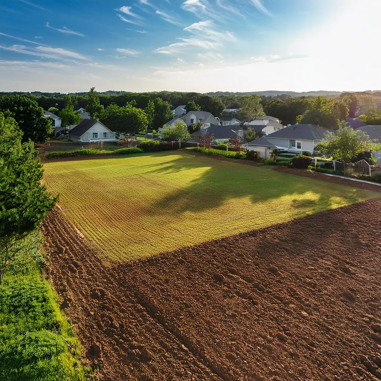 Level land